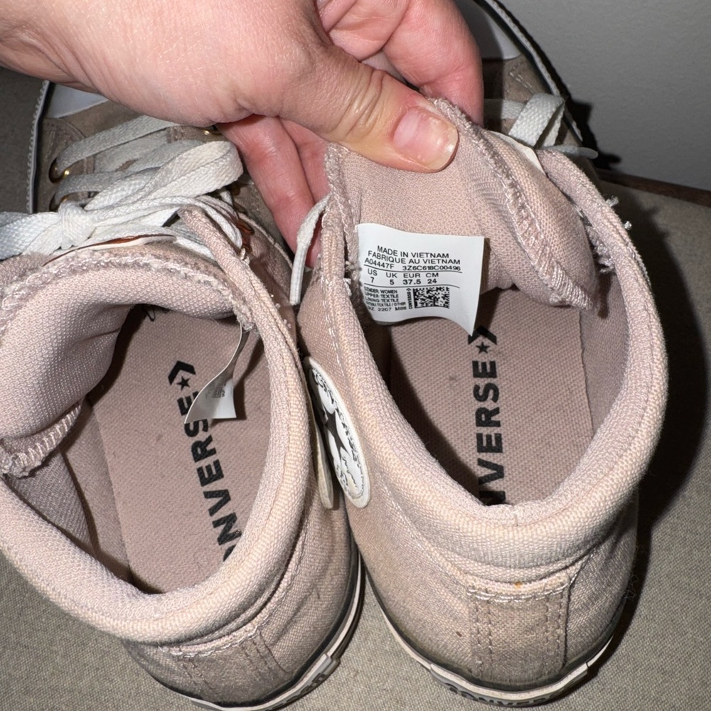 Mauve Converse Mid-Top Madison Shoes - Picture 3 of 3